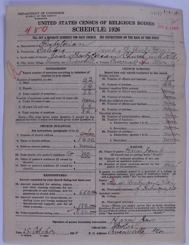 Scan of Presbyterian Church in the United States of America: 5137