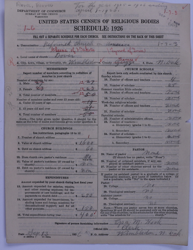 Scan of Reformed Church in America: 664