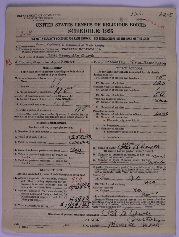 Scan of General Conference of the Mennonite Church of North America: 126
