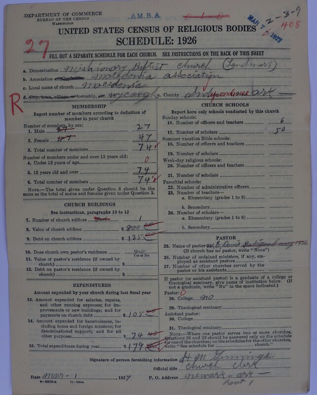 Scan of Landmark Baptist of America: 408
