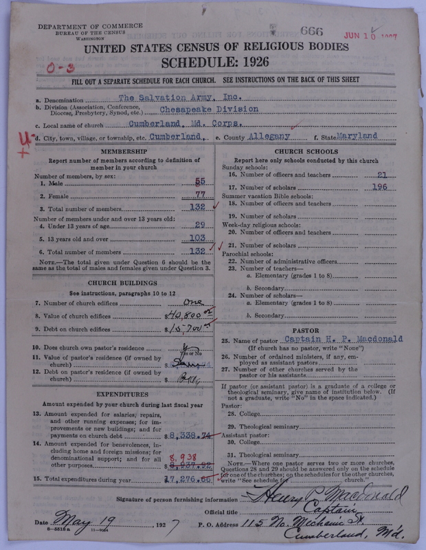 Scan of Salvation Army: 666