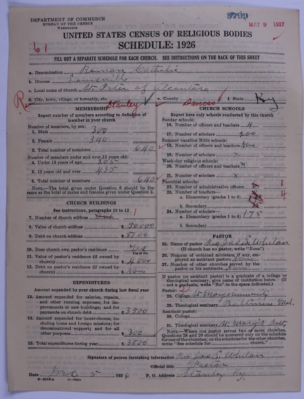 Scan of Roman Catholic Church: 8799