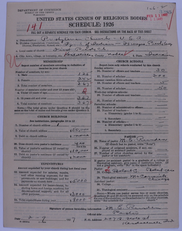 Scan of Presbyterian Church in the United States of America: 3285