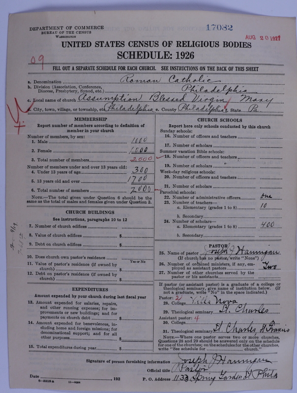 Scan of Roman Catholic Church: 17082