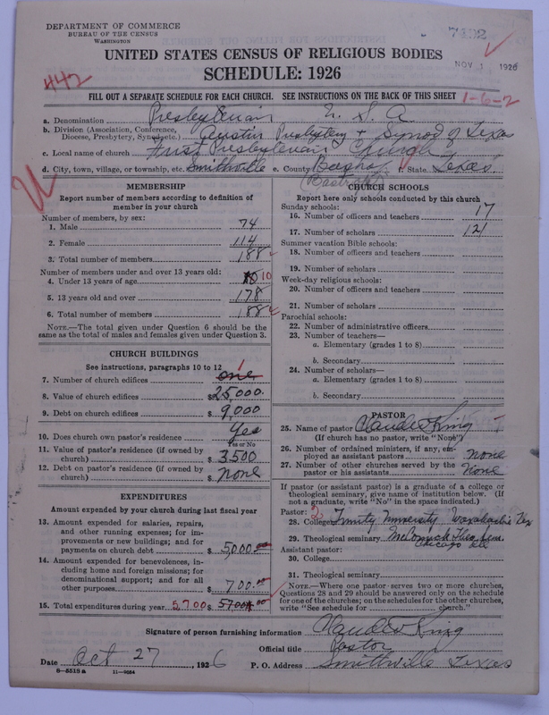 Scan of Presbyterian Church in the United States: 7492