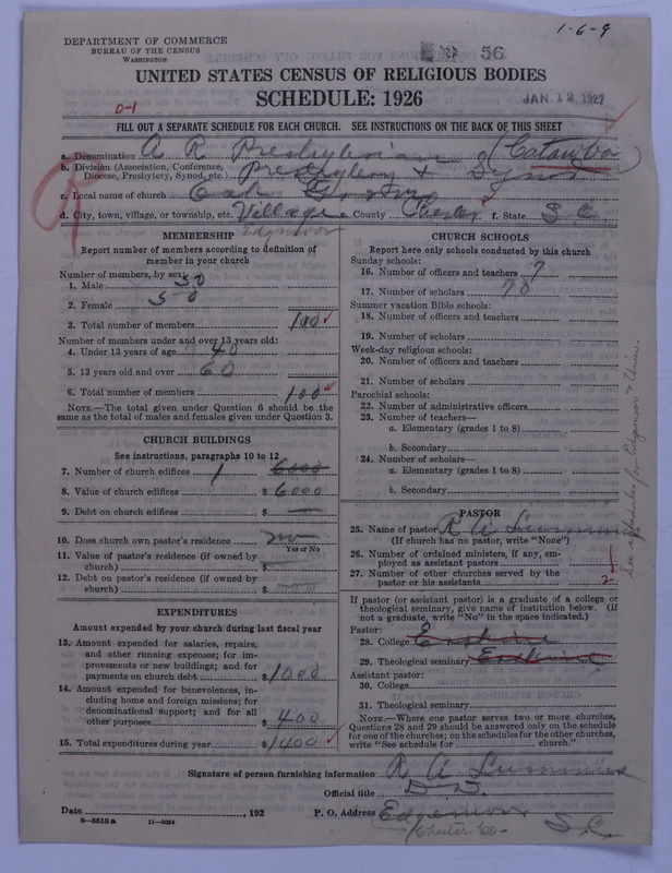 Scan of Associate Reformed Presbyterian Church: 56