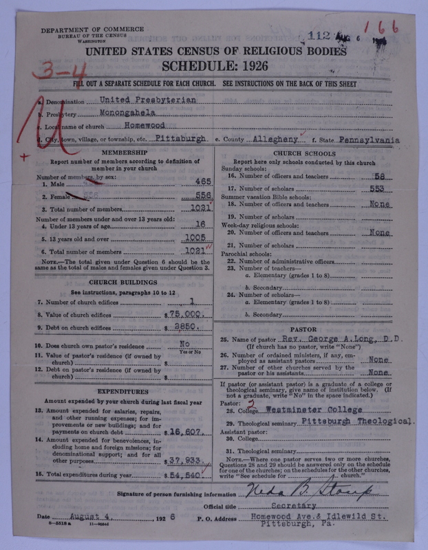 Scan of United Presbyterian Church of North America: 112