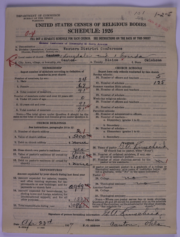 Scan of General Conference of the Mennonite Church of North America: 101
