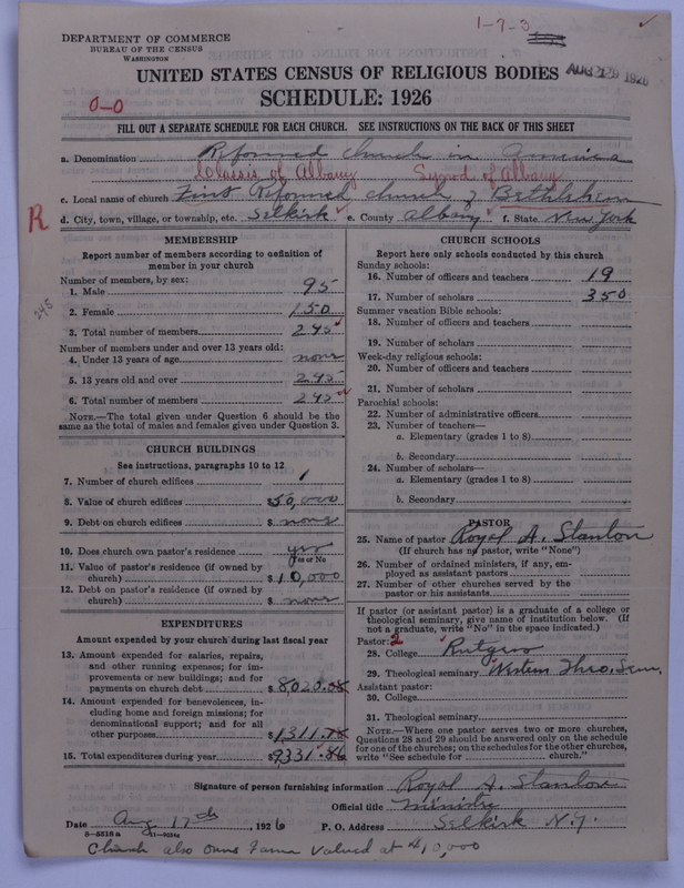 Scan of Reformed Church in America: 22