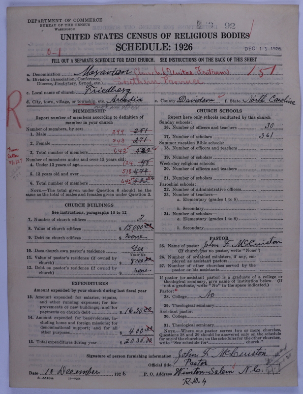 Scan of Moravian Church in America: 92