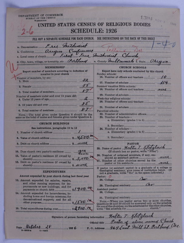 Scan of Free Methodist Church of North America: 1304
