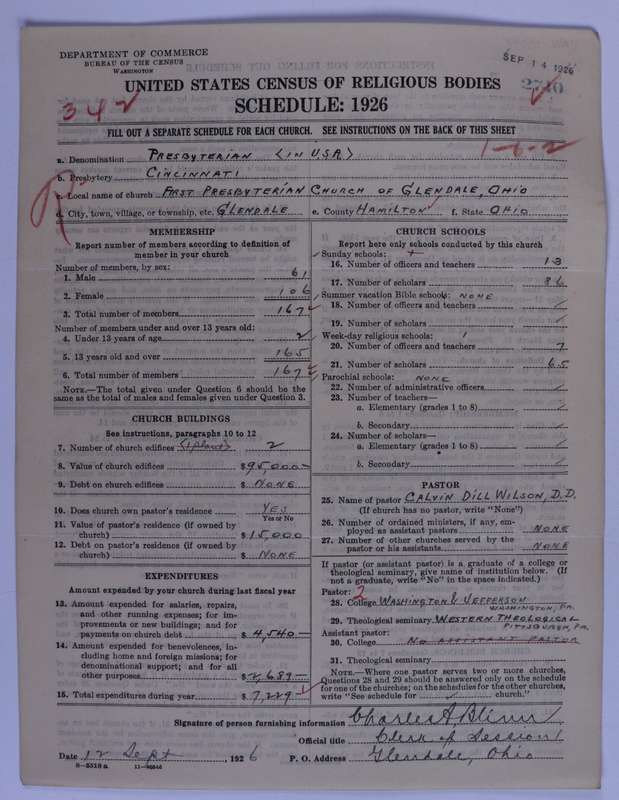 Scan of Presbyterian Church in the United States of America: 2740