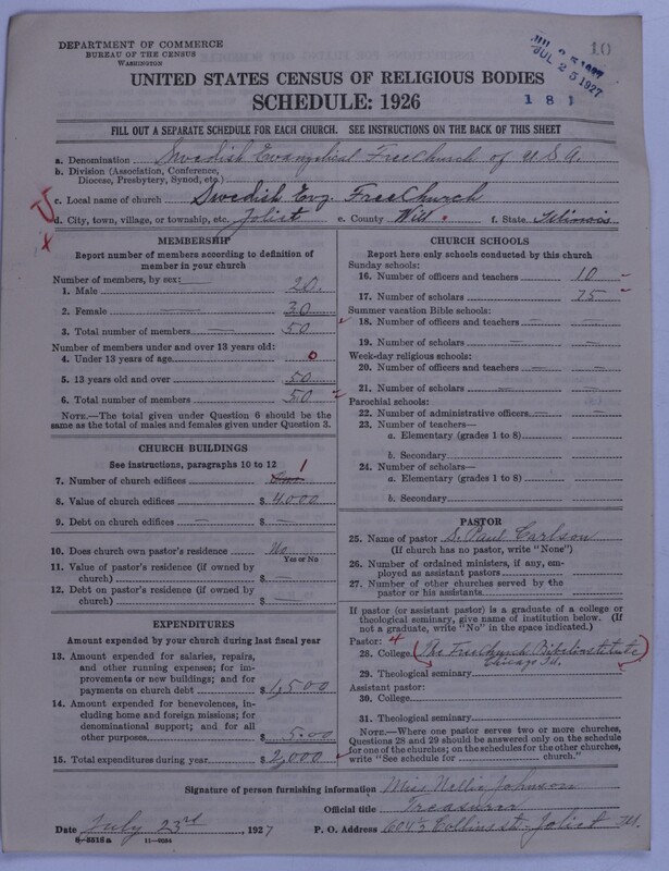 Scan of Swedish Evangelical Free Church of the United States of America: 10