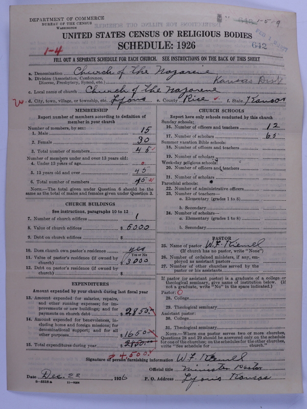 Scan of Church of the Nazarene: 642