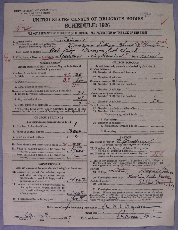 Scan of Norwegian Lutheran Church of America: 727