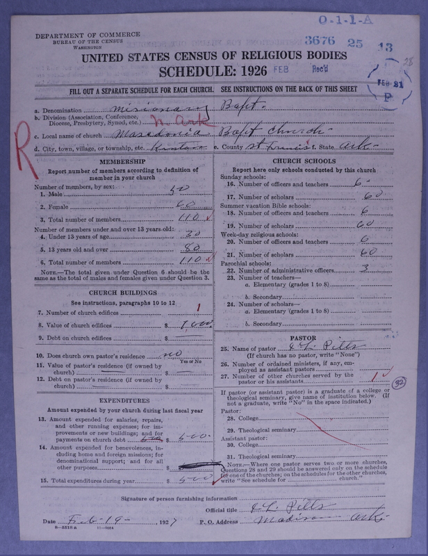 Scan of Negro Baptists: 3676