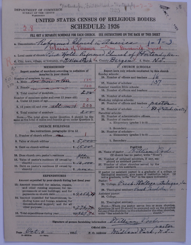 Scan of Reformed Church in America: 325