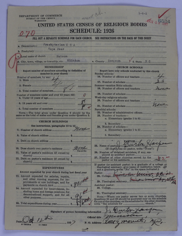 Scan of Presbyterian Church in the United States of America: 6534