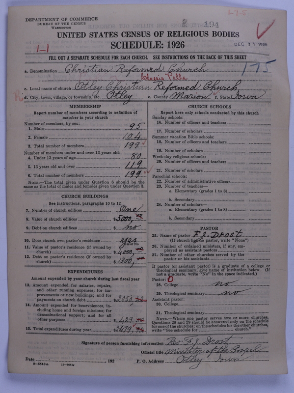 Scan of Christian Reformed Church: 194