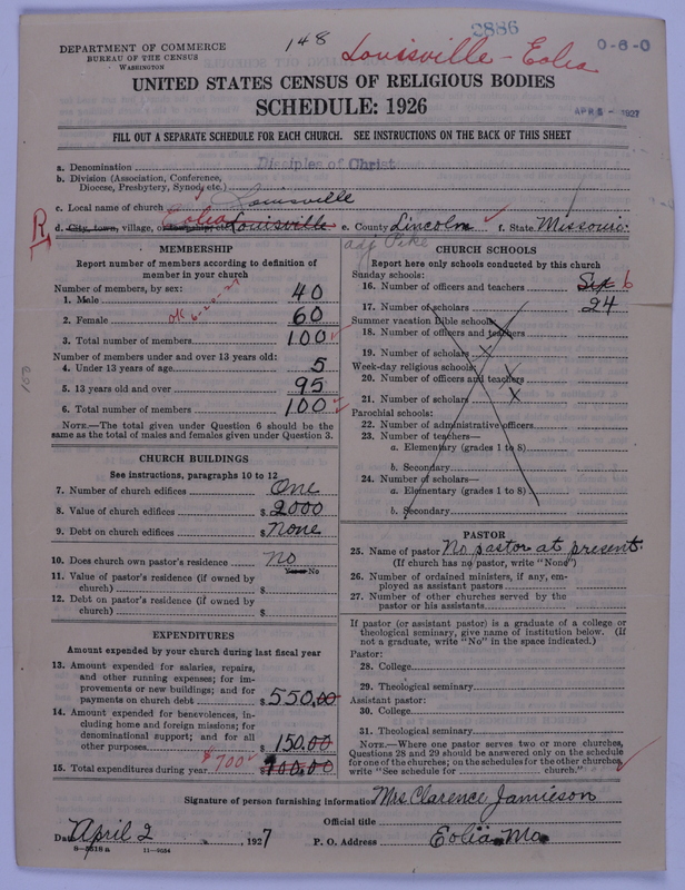 Scan of Disciples of Christ: 2886