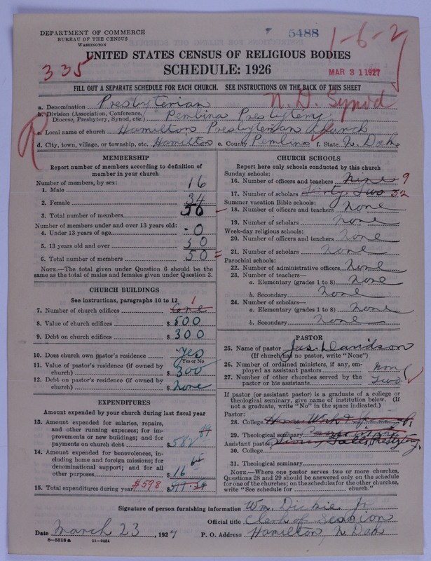 Scan of Presbyterian Church in the United States of America: 5488
