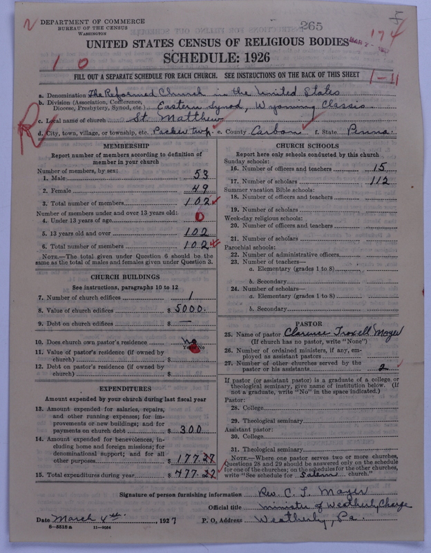 Scan of Reformed Church in the United States: 265