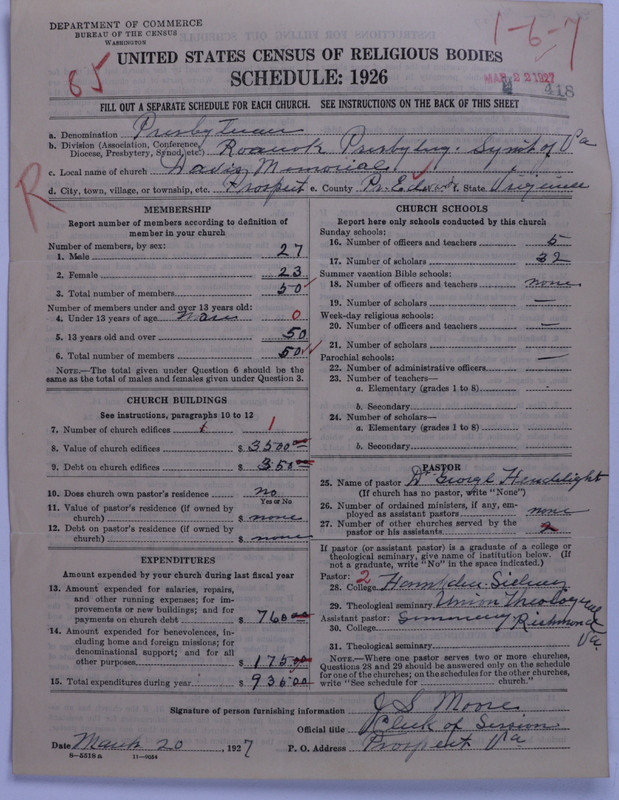Scan of Presbyterian Church in the United States: 418