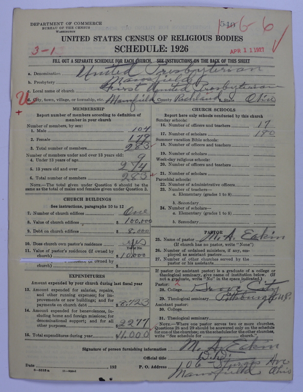 Scan of United Presbyterian Church of North America: 540