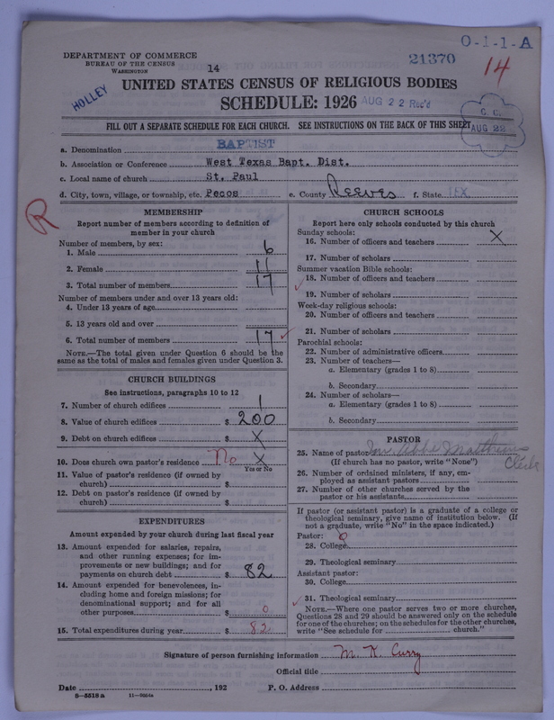 Scan of Negro Baptists: 21370