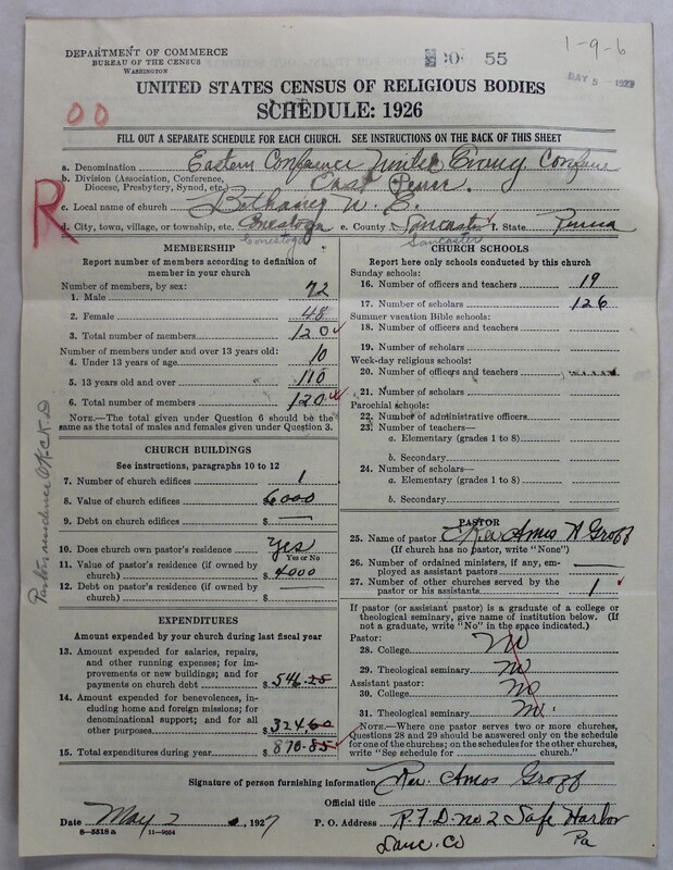 Scan of Evangelical Congregational Church: 55