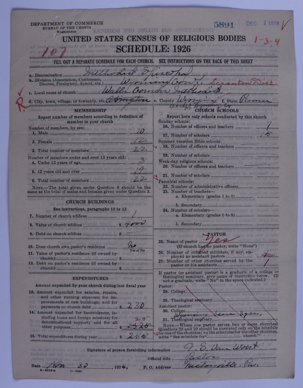 Scan of Methodist Episcopal Church: 5891