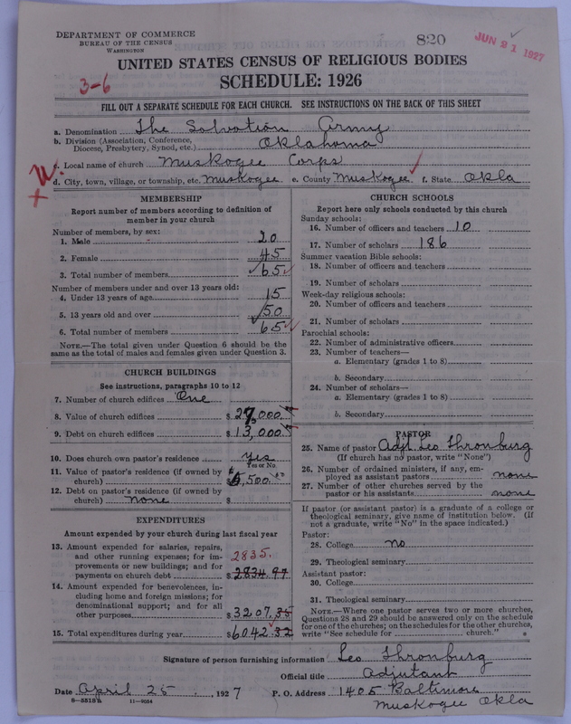 Scan of Salvation Army: 820