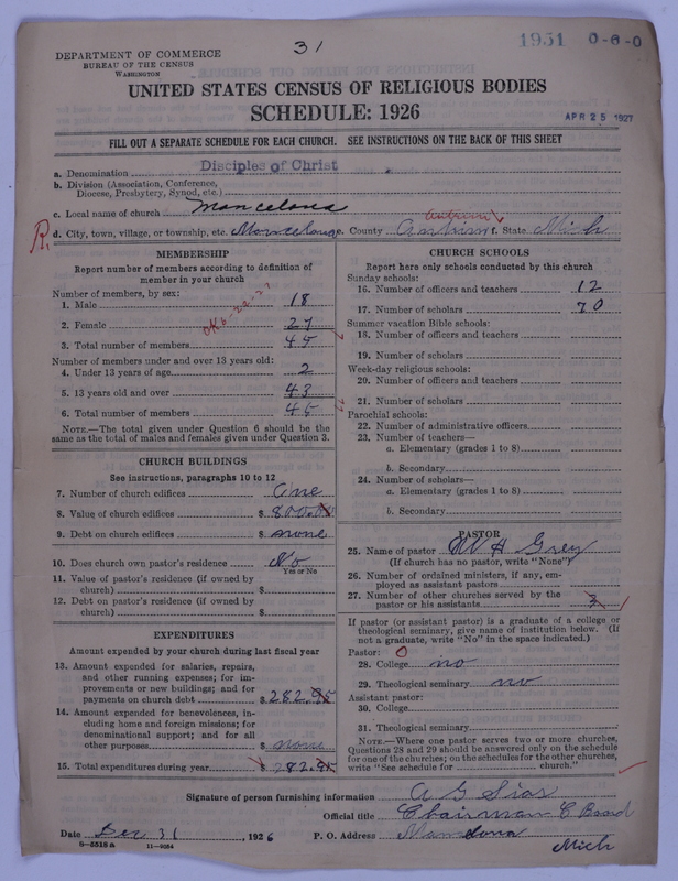 Scan of Disciples of Christ: 1951
