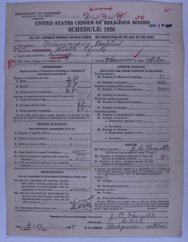 Scan of Missionary Baptist General Assembly of Oklahoma: 50