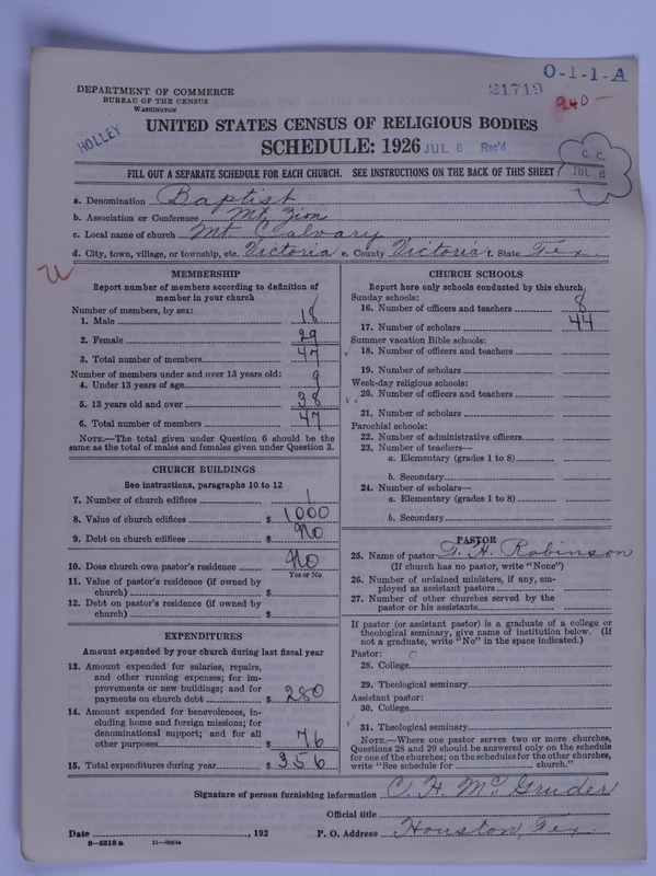 Scan of Negro Baptists: 21719