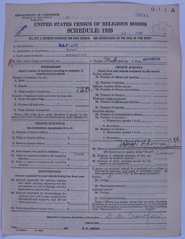 Scan of Negro Baptists: 9605