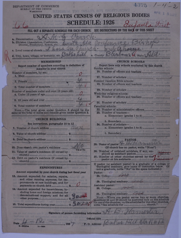 Scan of African Methodist Episcopal Church: 4375