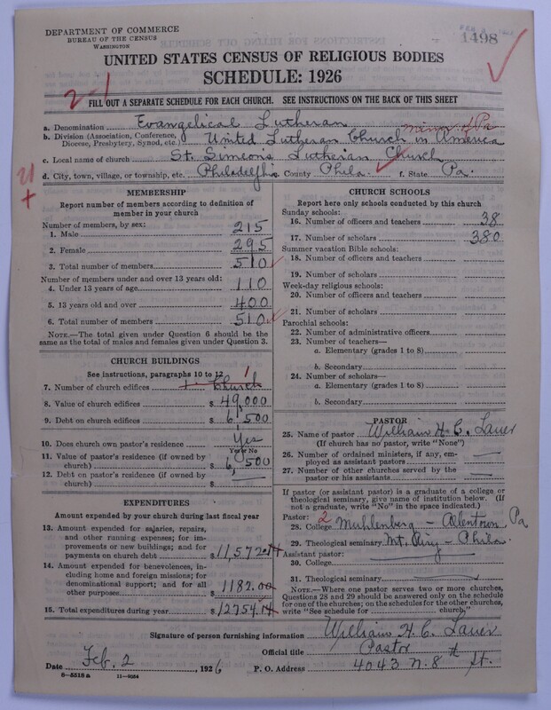 Scan of United Lutheran Church in America: 1498