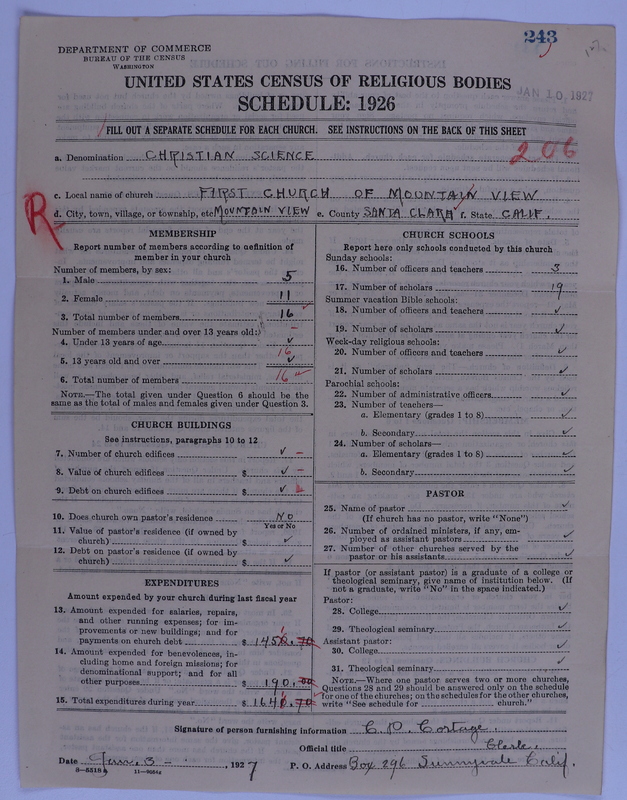 Scan of Church of Christ, Scientist: 243