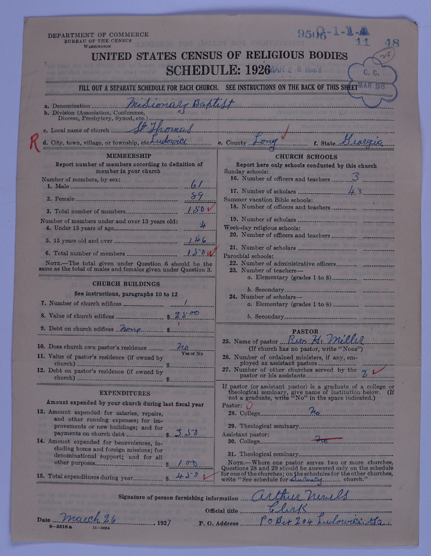 Scan of Negro Baptists: 9506