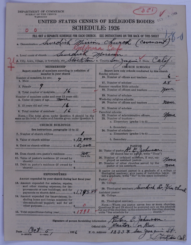 Scan of Swedish Evangelical Mission Covenant of America: 351