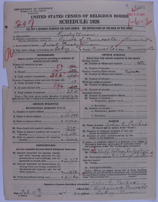 Scan of Presbyterian Church in the United States of America: 4543