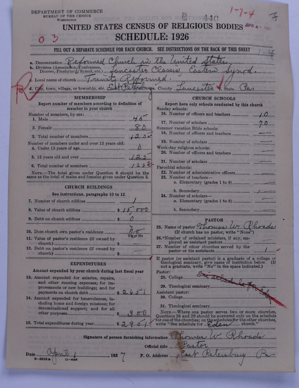 Scan of Reformed Church in the United States: 440