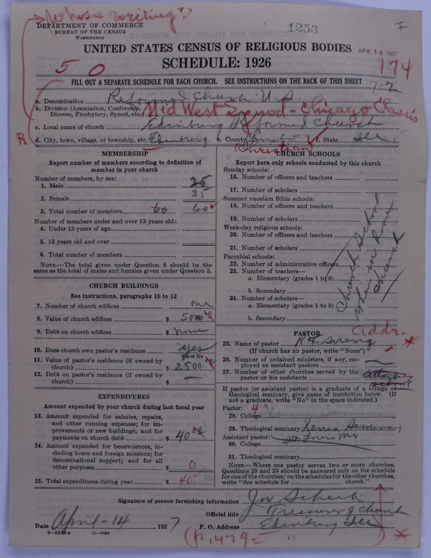 Scan of Reformed Church in the United States: 1253
