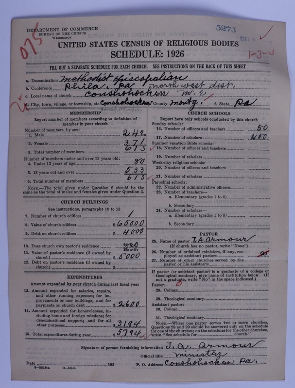 Scan of Methodist Episcopal Church: 5273