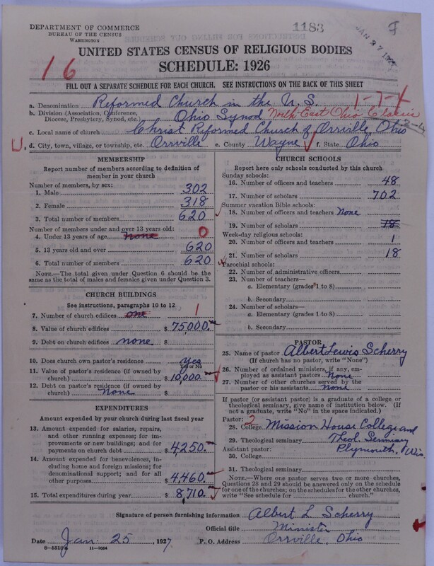 Scan of Reformed Church in the United States: 1183