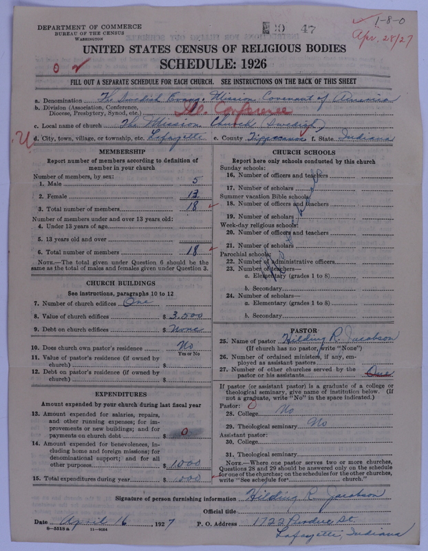 Scan of Swedish Evangelical Mission Covenant of America: 47