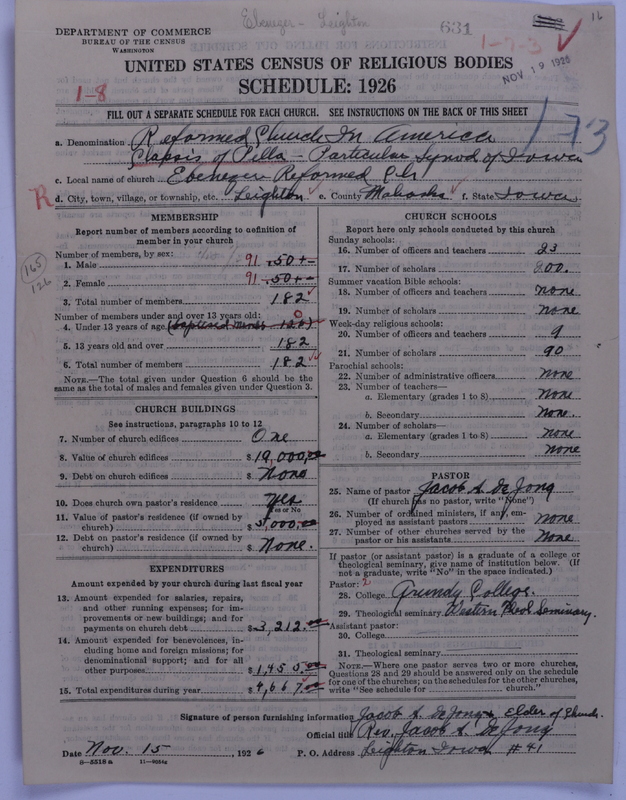 Scan of Reformed Church in America: 631