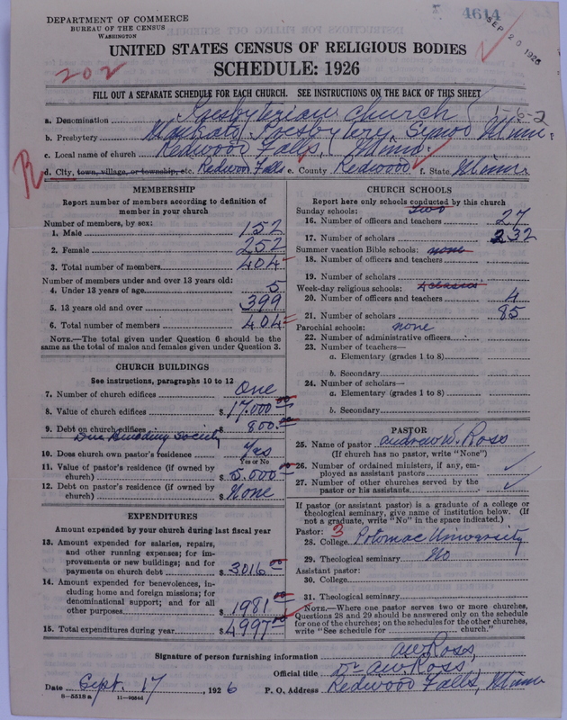 Scan of Presbyterian Church in the United States of America: 4614