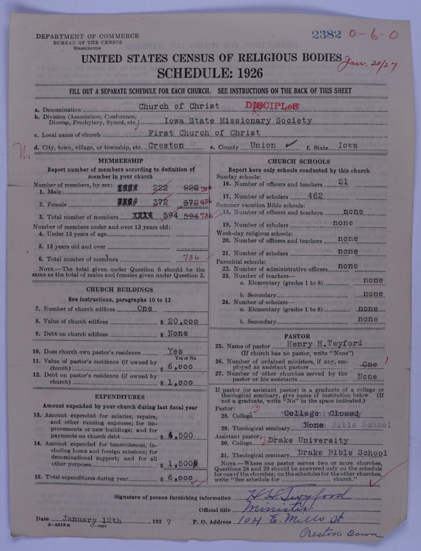 Scan of Disciples of Christ: 2382
